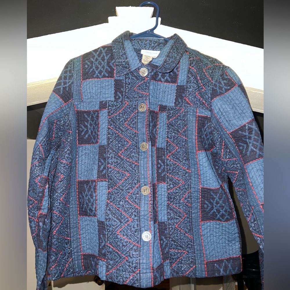 Cold water Creek plaid jacket